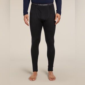 Icebreaker Men's Black Thermal Leggings
